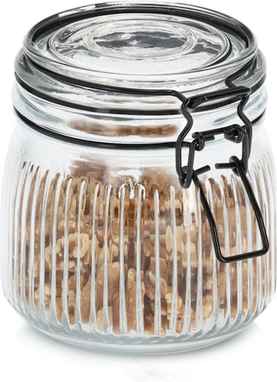 Vase Pasta with Airtight Lid Glass Transparent 550ml