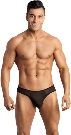 Anais Apparel Ανδρικό Sexy String Μαύρο