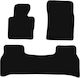 Basic schwarze Samt-Fußmatten Range Rover III L322 SUV 2001-2012