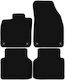 Basic Black Velvet Car Mats for Skoda Enyaq Iv Suv 2020