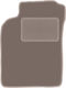Beige Driver's Mat Nissan Almera N15 Hatchback Sedan 1995-2000