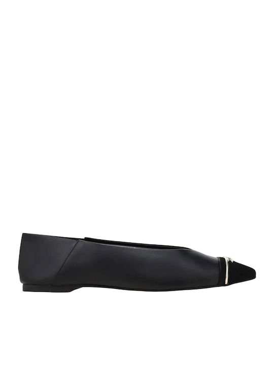 Capodarte Pointy Ballerinas Black