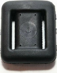 Plastic-Coated Black Belt Weight 1 kg