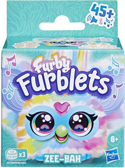 Hasbro Plush Furby Furblets with Sound Zee-bah for 6+ Years 5 cm