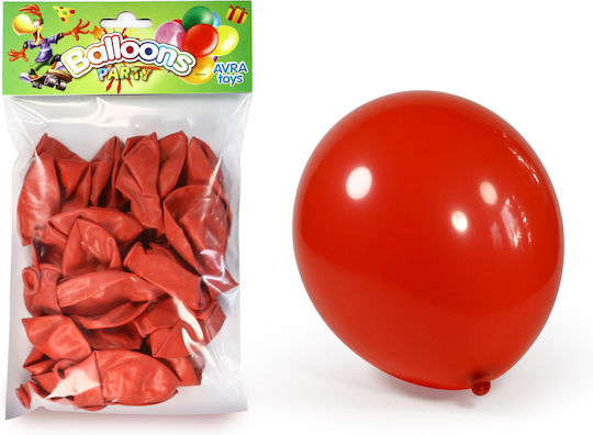 Compoziție cu 25 Baloane Latex Roșii 40buc