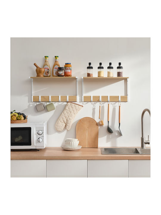 Raft Perete Oak White 50x24.2x26.5cm