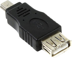 Vcom Ca411 Adapter Usb Mini B M To Usb A F