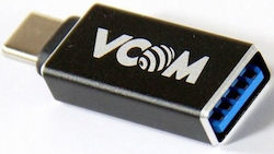 Vcom OTG Adapter CA431M USB 3.0 A Female to USB 3.1 Type C Male Black