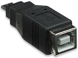 Manhattan Adapter 308687 Usb B Female To Usb Micro A Male Black