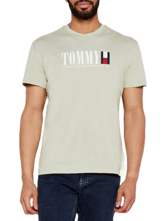 Tommy Hilfiger Flag T-shirt Γκρι