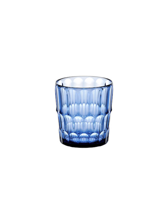 Guzzini Set of Glasses Water made of Plastic in Blue Color 350ml 6pcs