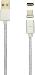 Sbox USB 2.0 USB-C male - USB-A 1m