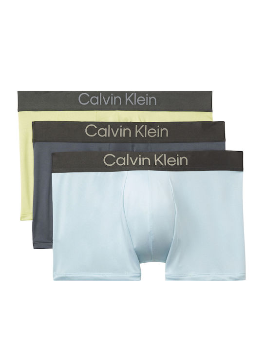 Calvin Klein Men's Boxers Pl Yellow/stratospher...