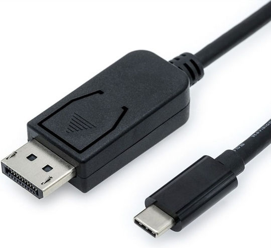 Roline USB 3.1 Video Cable USB-C male - DisplayPort Μαύρο 1m 11.99.5845