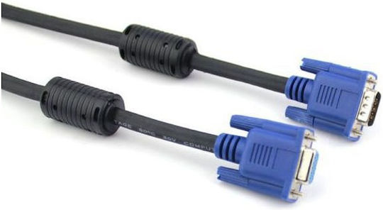 Vcom Vga Cable M To Vga F 20m Black