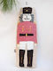 Fabric Christmas Nutcracker Red
