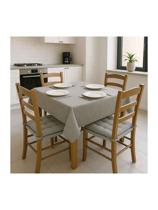 Linea Home Tablecloth Linen Gray 150x150cm