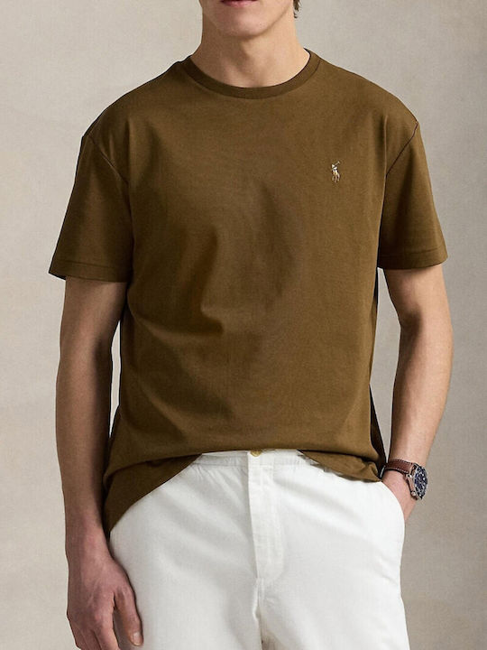 Ralph Lauren Polo Μπλούζα Κοντομάνικη Nature Brown