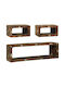 Living Room TV Unit Multicolour L100xW30xH32cm