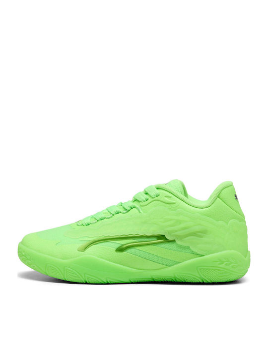 PUMA Stewie 3 Team Μπασκετικά Παπούτσια Πράσινα