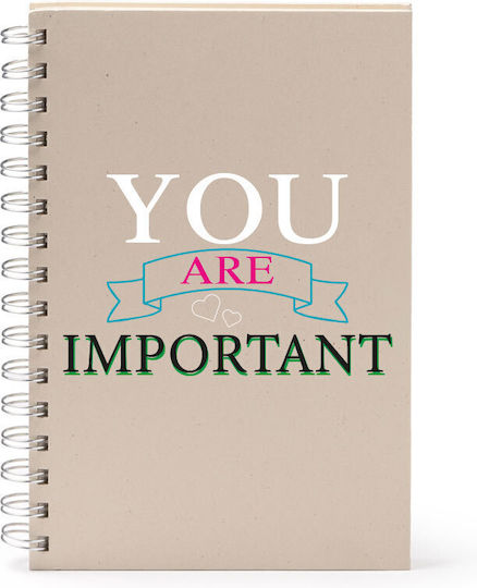 Gift Agenda Leatherette Fabric Wooden Name