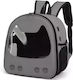 Value Imports Rucsac pentru transport câine / pisici Gri M35xL30xA20cm.