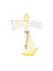 Costway Costway Illuminated Christmas Angel 100 LED Lights 3D Decorative Angel Figure Cm24919de