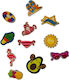 Комплект аксесоари за значки Vivid Pins, 6 броя