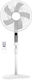 Brand Pedestal Fan 50W with Fan Diameter 40cm with Remote Control White