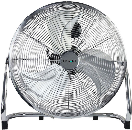 Elegant Ανεμιστήρας Δαπέδου 65W Διαμέτρου 36cm Ασημί