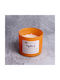 Corona Di Fiori Aromatic Soy Candle in Jar with Orange Scent 90g