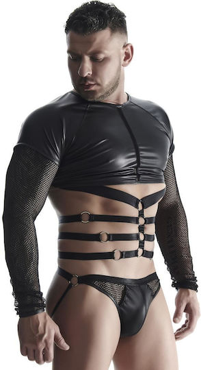 Regnes Fetish Planet Sexy Herren Top Schwarz