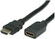 Roline HDMI 1.4 High Speed 1080p 120Hz Cable HDMI Male - HDMI Female 5m Black