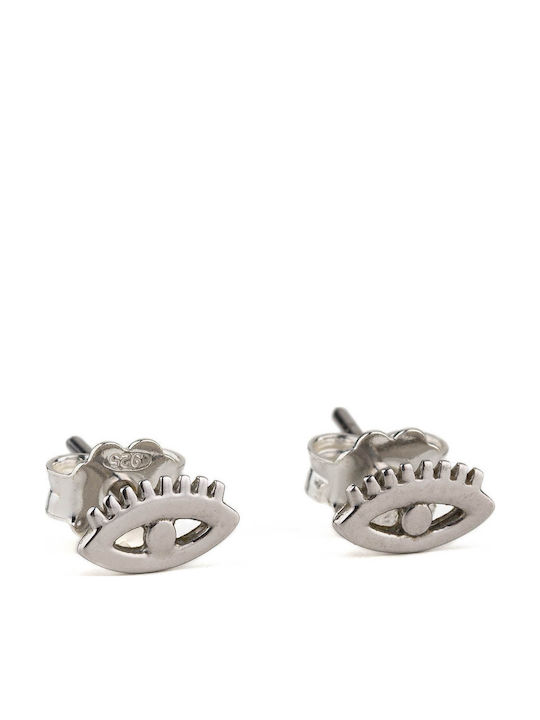 George Art Jewels Σκουλαρίκια Καρφωτά από Ασήμι