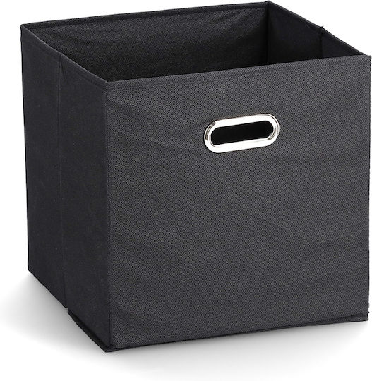 Fabric Storage Basket Black 30L