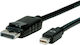 Roline Cable 11.99.5636 Displayport M To Mini Displayport M 3m Black