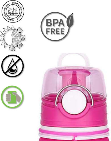 Ανταλλακτικό Παγούρι Σιλικόνης Αlpin S5-550 500 Ml Φούξια