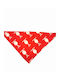 Dog Bandana in Red Color