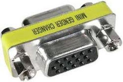 Vcom Ca082 Adapter Vga Male To Vga Male Gold-plated Connectors