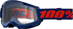 100% Ochelari de motocross Strata 2