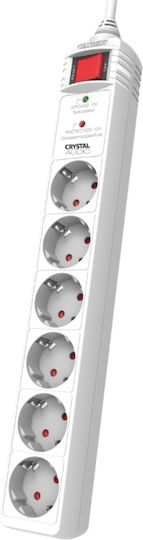 Crystal Audio Захранваща лента 6 Позиции