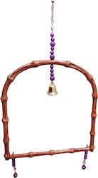 Parrot Swing with Beads H:30cm W:20cm
