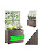 Bakaji Topf Kunststoff Brown 22x33.6x25cm.