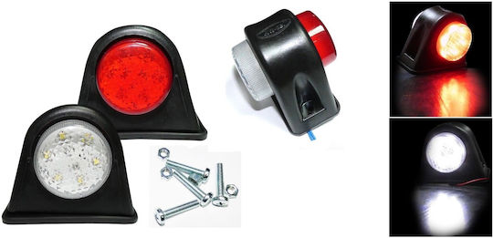 Комплект Omega Horn LED обемни светлини 24V IP66 червени бели Fz2xmar045