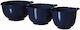 Curver Schüssel-Set 3 Stück 1,5l + 2l + 2,5l Marineblau