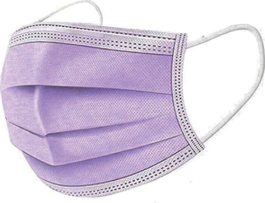 Izosoft Mască de protecție De unică folosință Chirurgie Violet 50buc