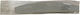Beauty Salon Professional Nail File Grey Half-Moon 80/100