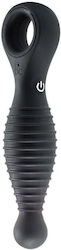 Vibrator Anal Plug with Vibration Black