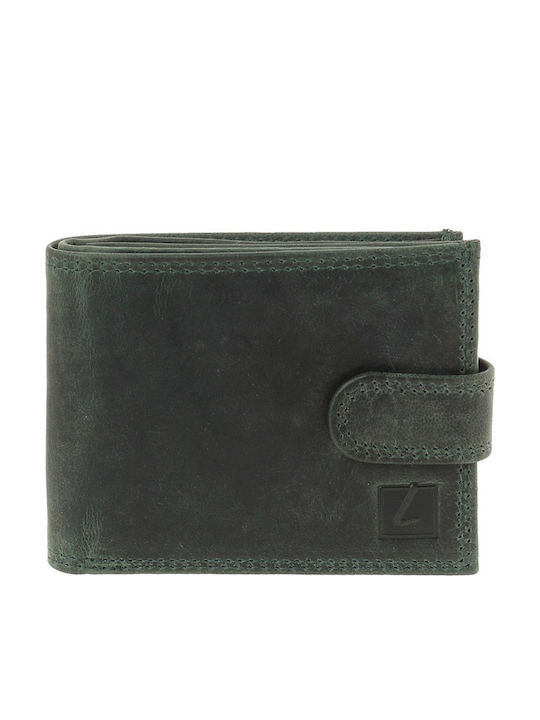 Lavor Leather Men's Wallet Classic with RFID Green