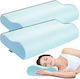 Linomag Orthopädisches Kissen mit Memory Foam 60x35x9cm in Weiß Farbe